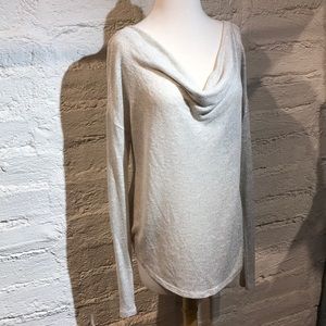 C & C Shimmery Sweater with Silver Threads.
